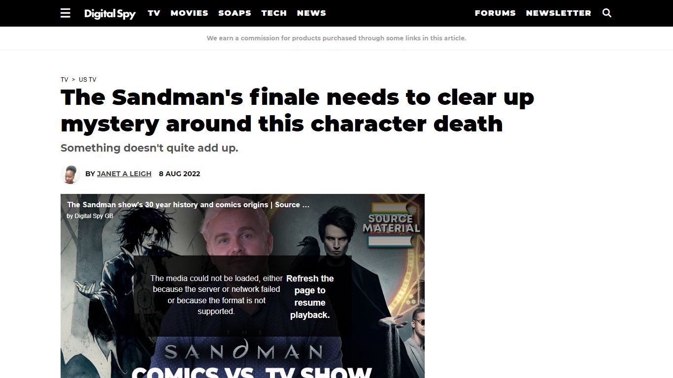 The Sandman finale death makes needs clearing up